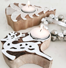 Load image into Gallery viewer, Reindeer Tea Light Holder