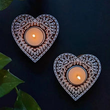 Load image into Gallery viewer, Heart Shaped Tealight Holder