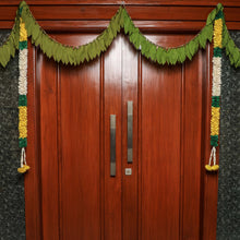 Load image into Gallery viewer, Eco-Friendly Mango Leaves Toran(6ft long)