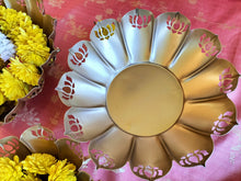 Load image into Gallery viewer, Lotus Urli with elephant leg set