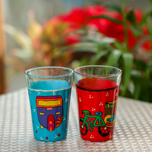 Load image into Gallery viewer, Chai glasses set of 2 empty