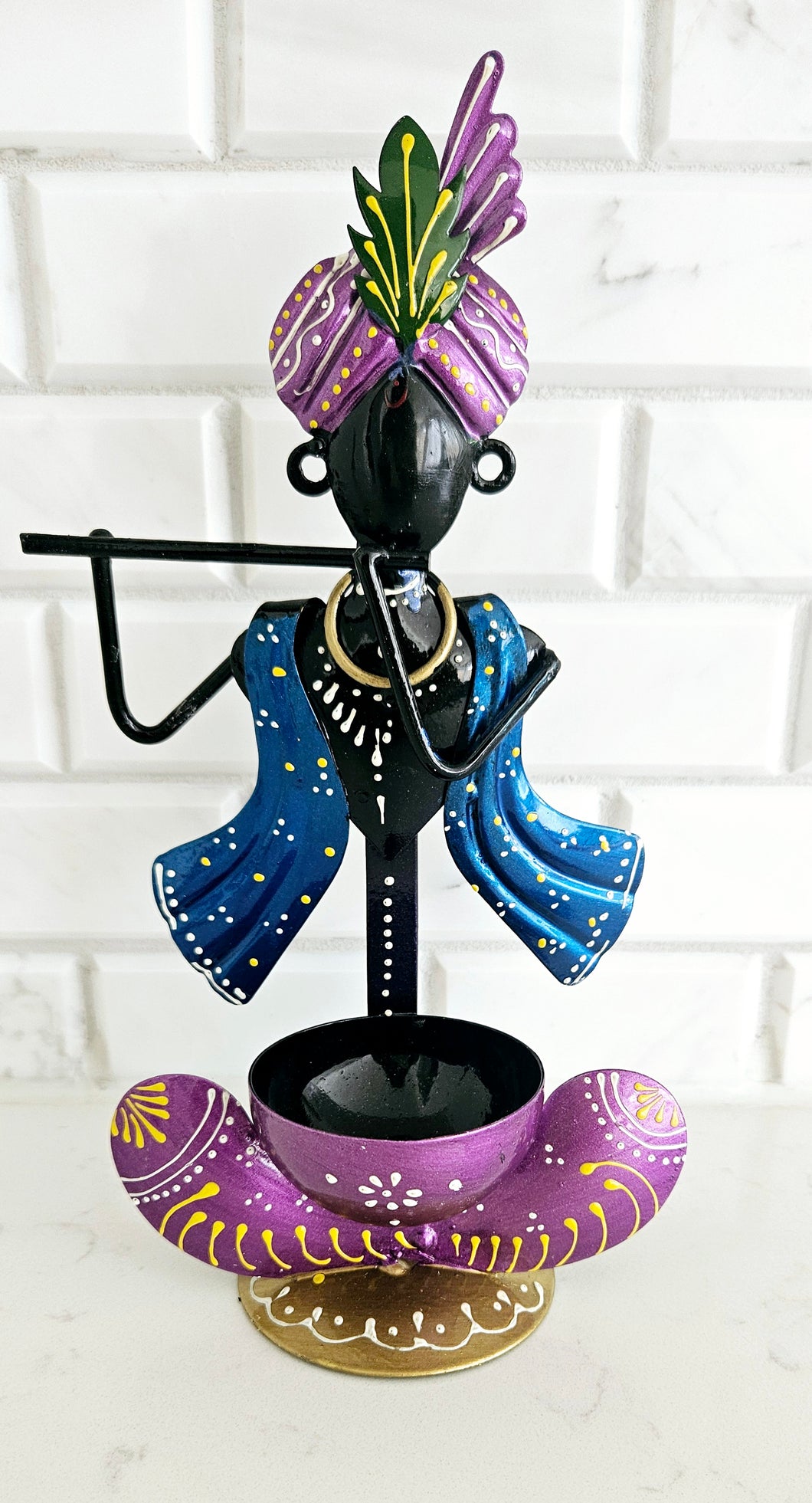 Krishna light/Diya Holder