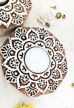 Load image into Gallery viewer, Bloom  Block Tealight Holder
