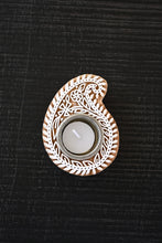 Load image into Gallery viewer, Paisley Block Tea Light
