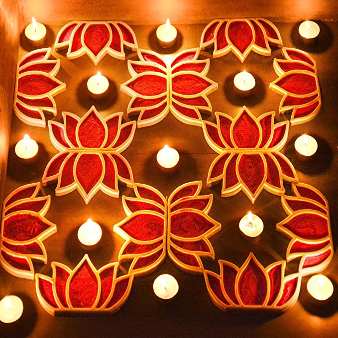 Rangoli Stencil - Lotus