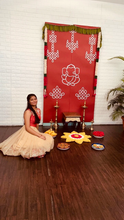 Load image into Gallery viewer, Ganesh and Hanging Deepam Cutouts
