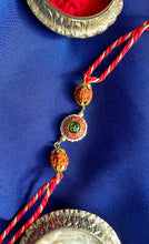 Load image into Gallery viewer, Om Rakhi with Rudraksha
