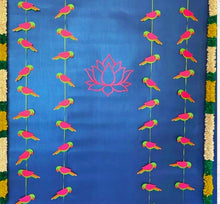 Load image into Gallery viewer, Plain Metallic Blue Paper for Indian DIY Backdrops
