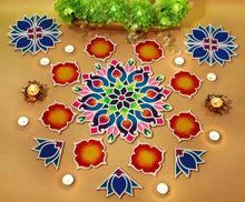 Load image into Gallery viewer, Rangoli Stencil - Corner and border
