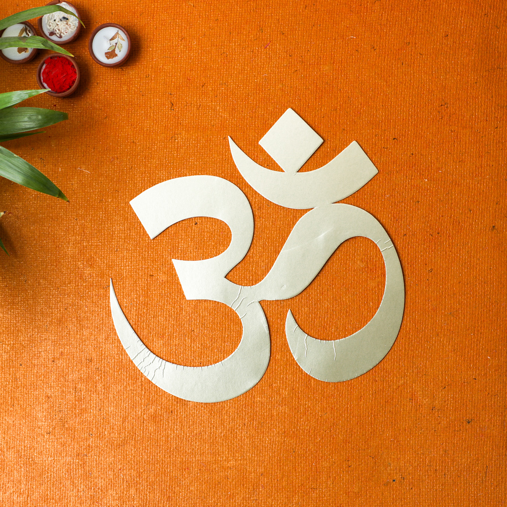 Om, Ganesha, Lotus and Swastik (4 cutouts)