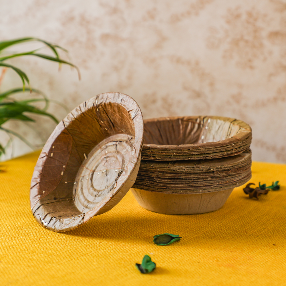 Sal Leaf Disposable Bowls