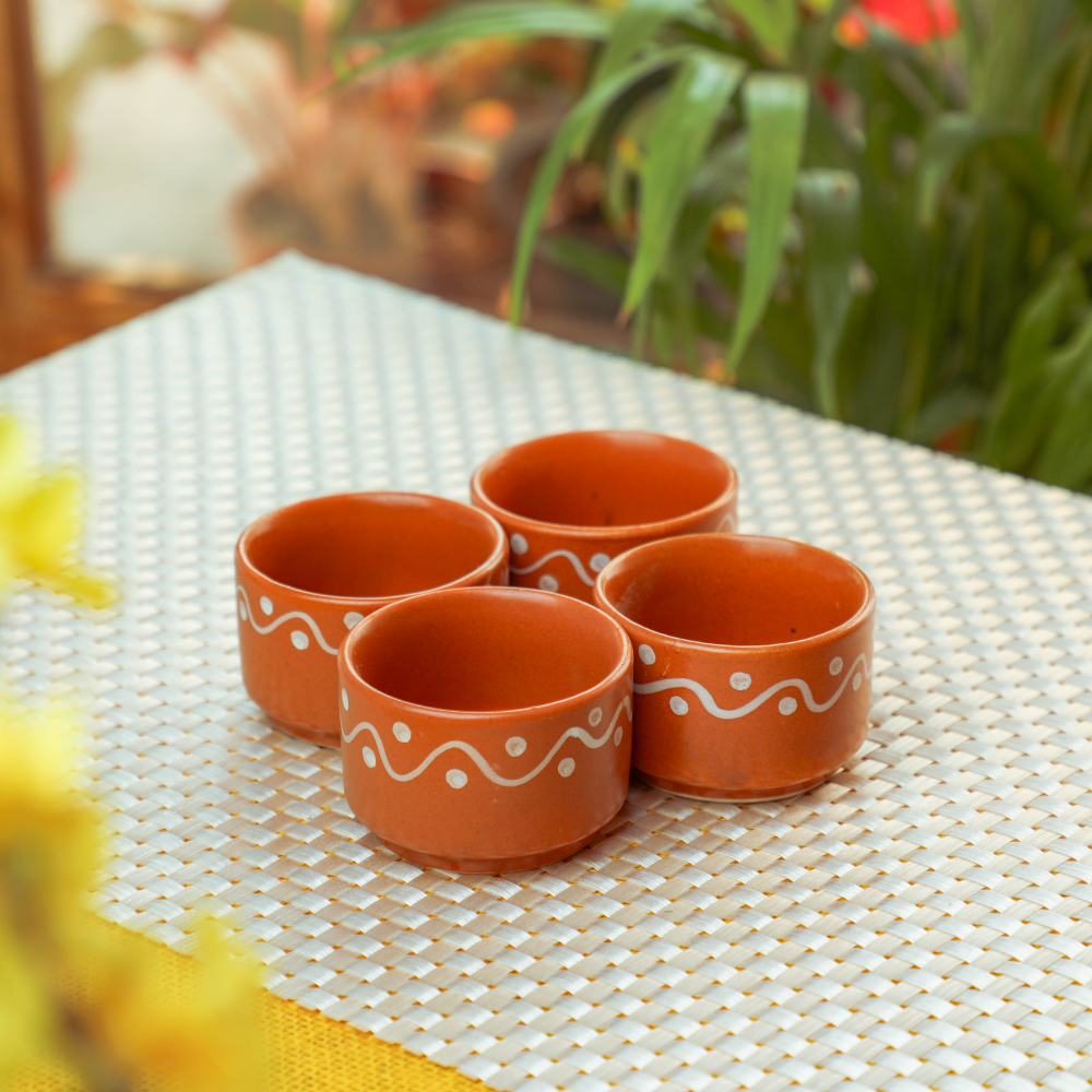 Ceramic mini bowls - Indian traditional hand painted – Desi Favors ...